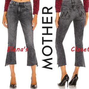 MOTHER DENIM THE INSIDER CROP STEP FRAY TRAIN STOPS sz 27